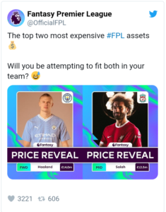 Screenshot 20230703 181944 FPL 2023/24: How Much will Erling Haaland, Mo Salah and Other Premier League Superstars Cost?