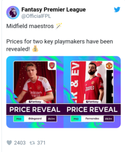 Screenshot 20230703 182106 FPL 2023/24: How Much will Erling Haaland, Mo Salah and Other Premier League Superstars Cost?