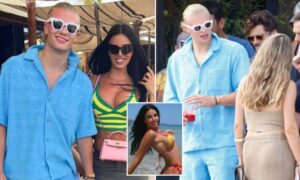 images 2023 07 01T104406.726 Erling Haaland Poses with Former Miss Croatia Ivana Knoll as they Meet in Ibiza 