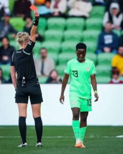 images 2023 07 21T123539.253 2023 WWC: Abiodun Disappointed with Red Card Against Canada