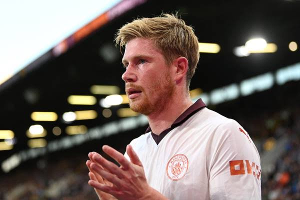 images 2023 08 15T182432.191 De Bruyne to Miss Four Months with Injury