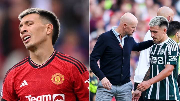 images 2023 09 29T180633.863 Man Utd Dealt Huge Lisandro Martinez Injury Blow