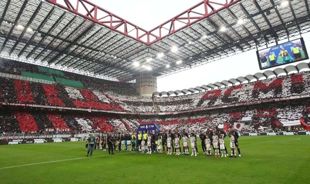 394682320 875882987469562 4891635094409259008 n min 1200x715 1 San Siro Sold out for Milan Clash Against Juventus