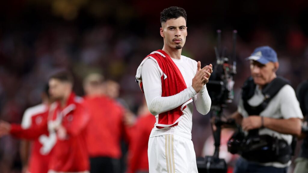 images GettyImages mmsport 90min en international web 01hc88b4x25x9m1npwrx Mikel Arteta Hails Gabriel Martinelli's Big Ones in Arsenal's win Over Man City