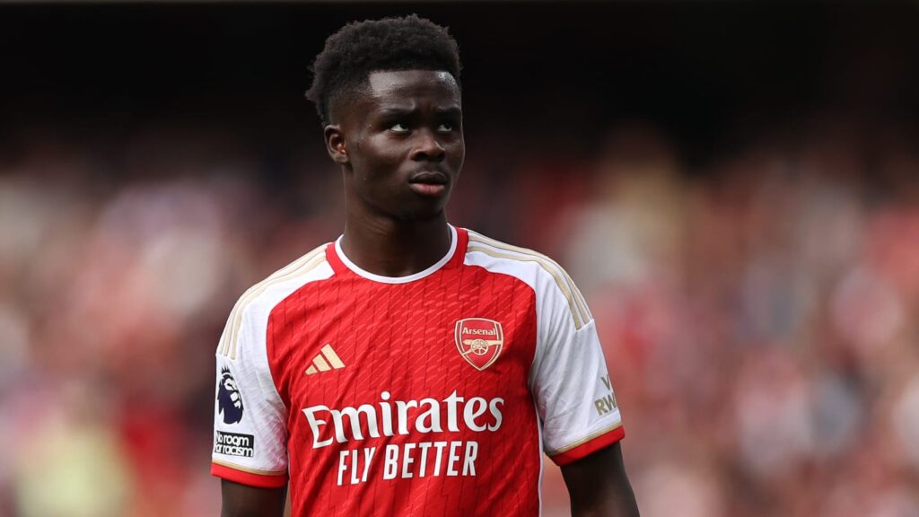 images GettyImages mmsport 90min en international web 01hc9s3n7bjcmmxn79g8 Arsenal and England in Disagreement Over Bukayo Saka's Availability