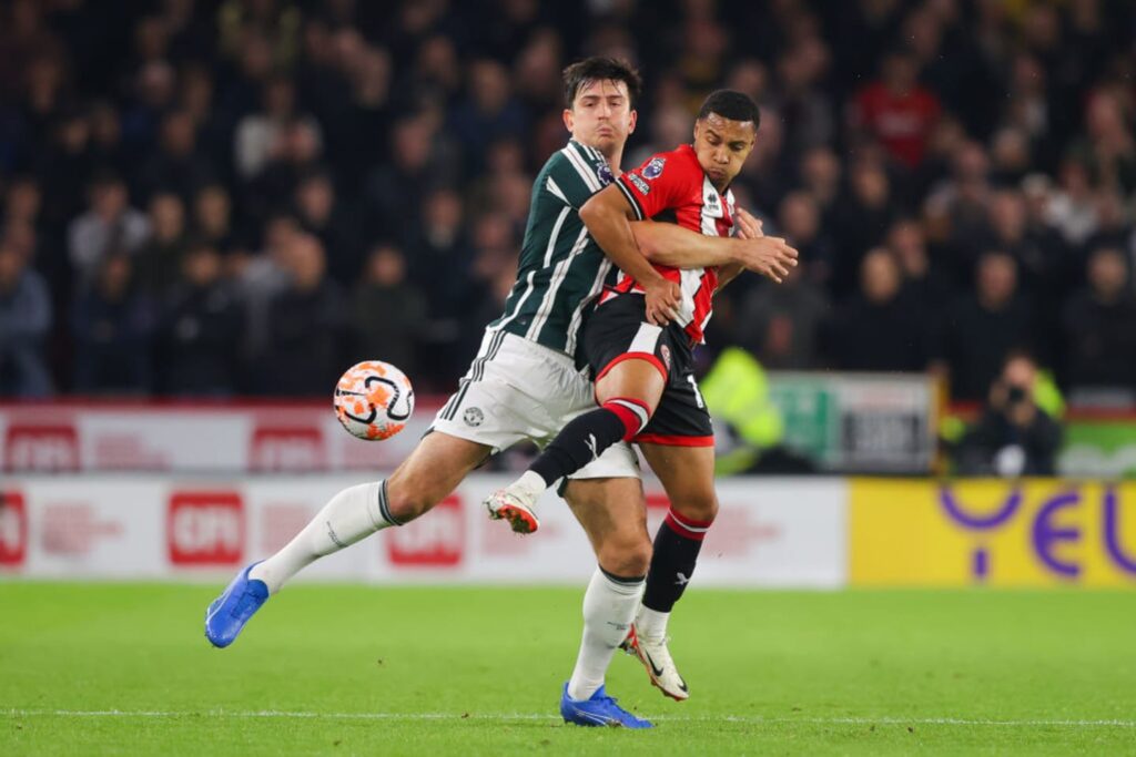 images GettyImages mmsport 90min en international web 01hdbt6k60b4wjd9vg9k Erik Ten Hag Reveals how Harry Maguire Impressed him in win Over Sheffield United