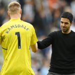 images GettyImages mmsport 90min en international web 01he039dpgaqacj7ef90 Arsene Wenger Sends Warning to Mikel Arteta Over Aaron Ramsdale Treatment