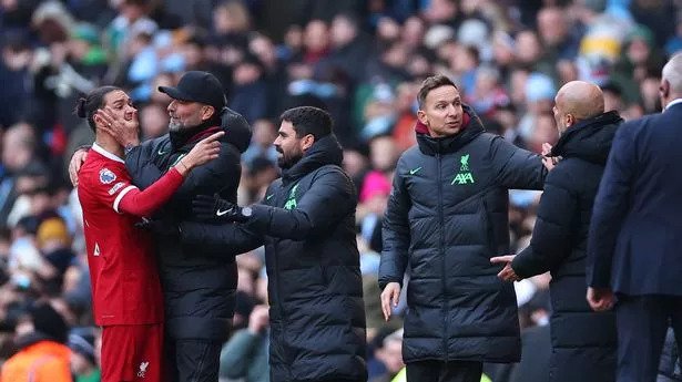 ezgif.com webp to jpg 5 Jurgen Klopp Intervenes Between Darwin Nunez and Pep Guardiola Following Post-Match Altercation