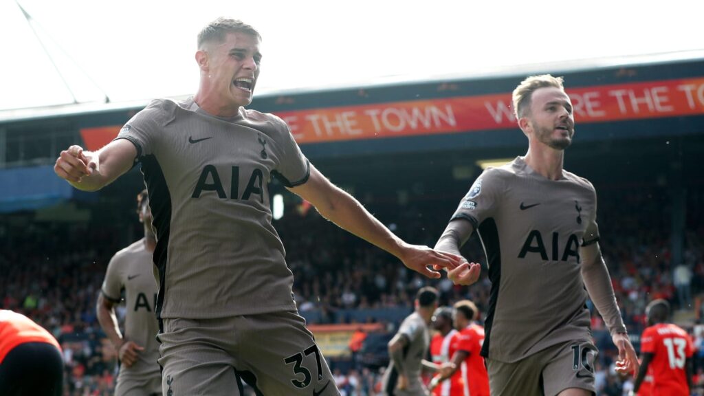 images GettyImages mmsport 90min en international web 01hewq51dfpbv51ypf65 Tottenham Injury Crisis: James Maddison and Micky van de Ven out Until 2024