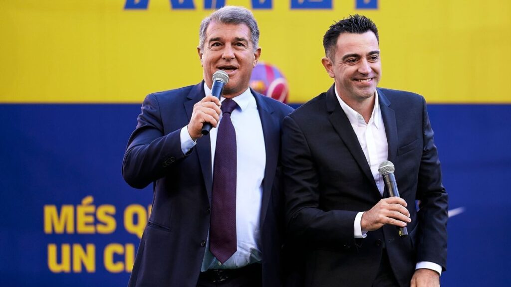 kjhg Barcelona President Joan Laporta Backs Xavi Amidst Form Struggles