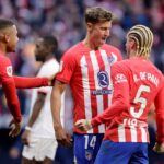 Atletico 1 Ten-Man Atletico Madrid Secures Narrow Victory Over Sevilla