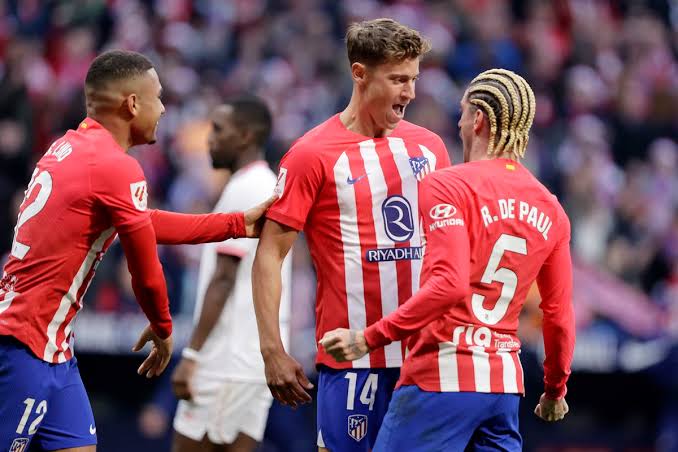 Atletico 1 Ten-Man Atletico Madrid Secures Narrow Victory Over Sevilla