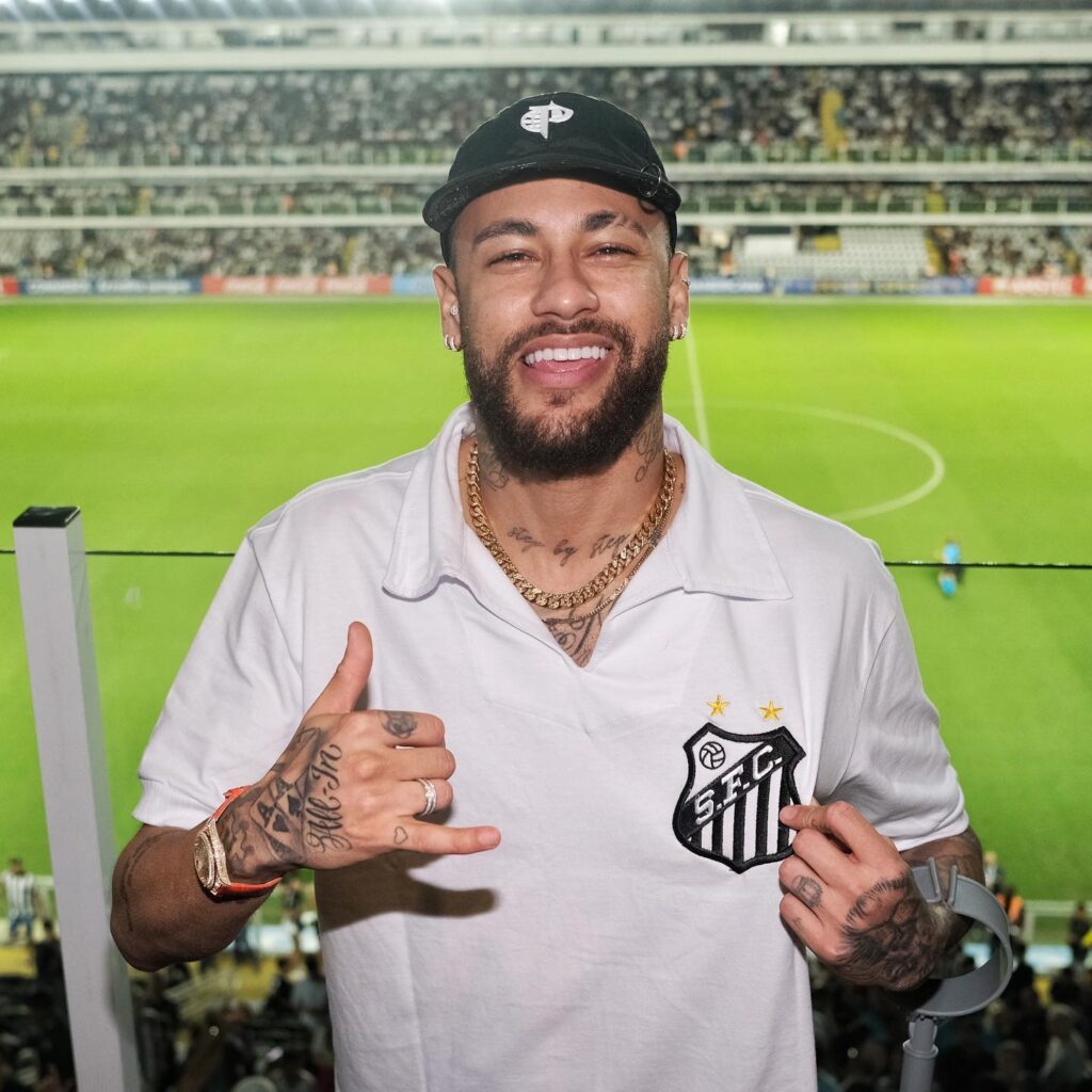 Neymar TalkFooty Neymar Sends Heartfelt Message to Santos Amidst Club's Historic Relegation from Brazilian Top-Flight