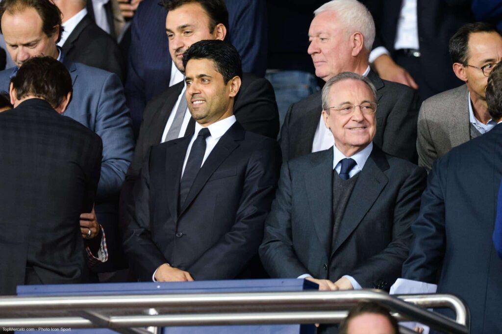 Realmadrid PSG President Mocks Florentino Perez Over European Super League Video