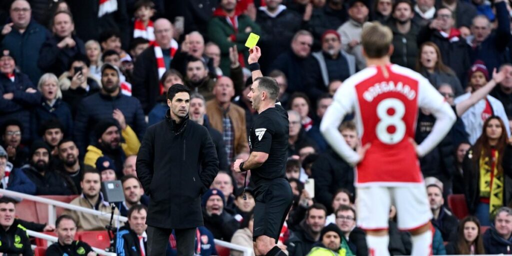 arteta Arteta Brushes Off Yellow Card Controversy: 'Just Waving at Martinelli!'