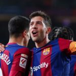 barca Sergi Roberto's Brace Rescues Barcelona in Win Over Almeria