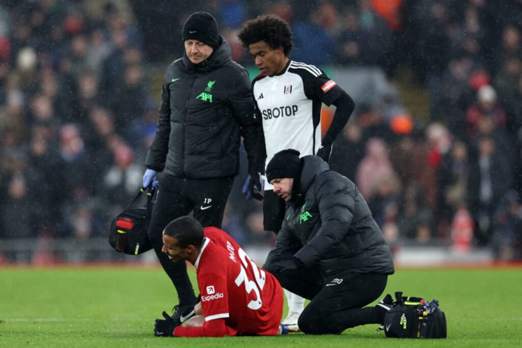 images GettyImages mmsport 90min en international web 01hh73jyrazddj984apg Klopp Faces Defensive Dilemma After Matip Injury