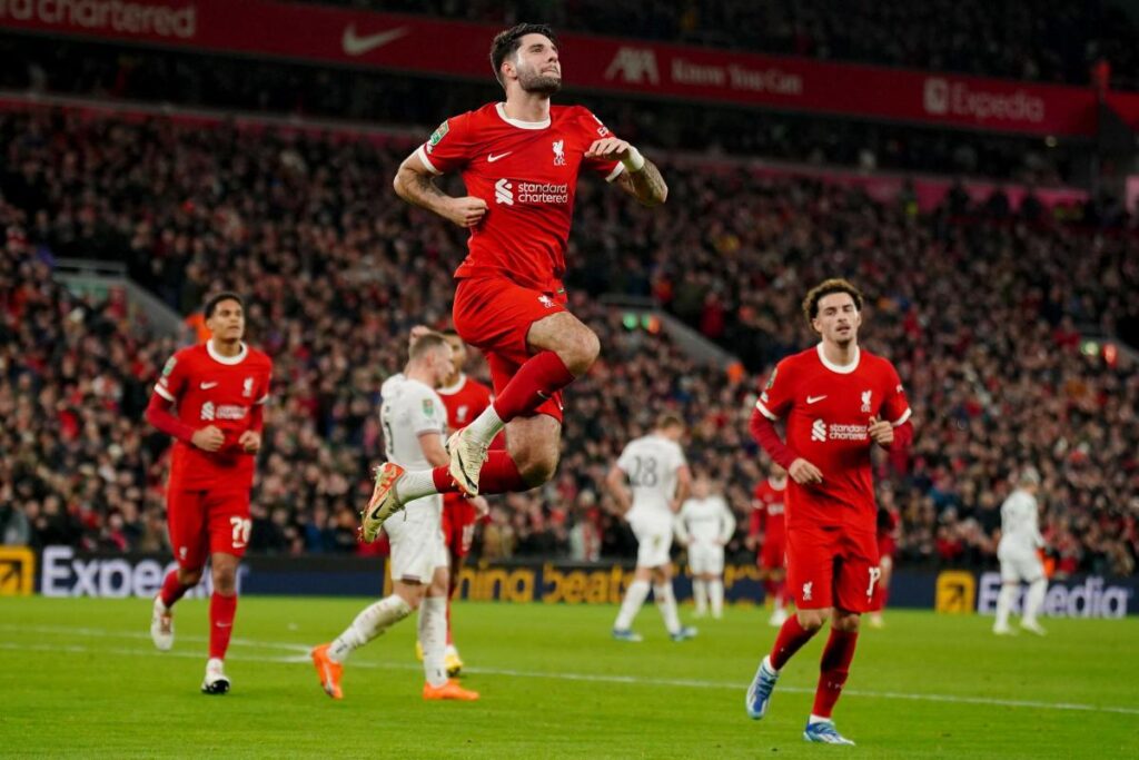 liverpool 1 Liverpool Soars to Carabao Cup Semis with 5-1 Victory