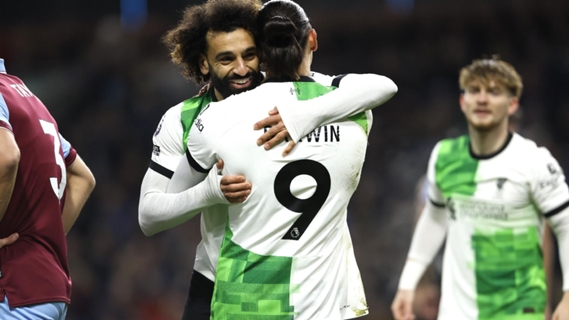 mohamed salah hugs darwin nunez a56914d447d548d2bcdf38347cfdc357 Cody Gakpo Outlines Liverpool's Strategy in Handling Mohamed Salah's AFCON Absence