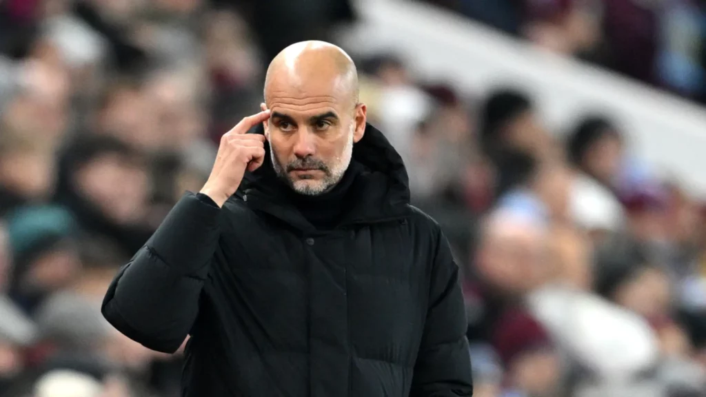 pep guardiola looks 08122023 g 1200 Pep Guardiola Acknowledges Manchester City Benefiting from Recent Challenges