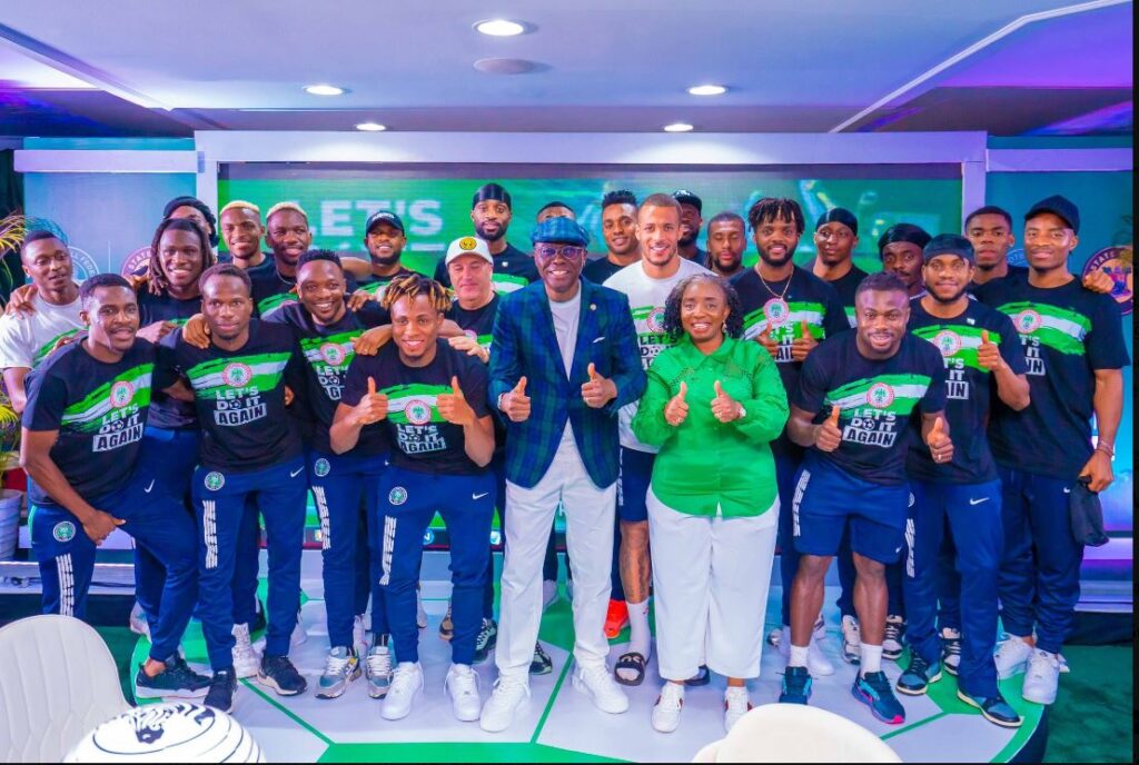 Eagles4 Governor Sanwo-Olu Urges Super Eagles to Triumph for National Unity