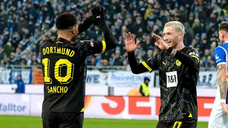 images 17 Jadon Sancho Records Assist in His Second Borussia Dortmund Debut.