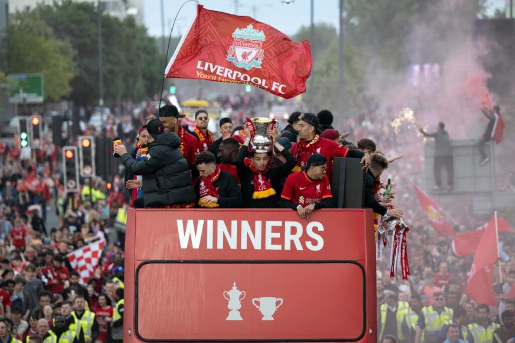 images GettyImages mmsport 90min en international web 01hkfjkc0jwh6rejvta2 Jurgen Klopp Sets Sights on Another 'Good Fun' Quadruple Challenge with Liverpool