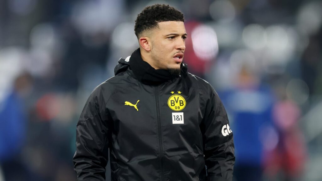 images GettyImages mmsport 90min en international web 01hm66852ff4kktbxdsr Erik ten Hag Responds to Jadon Sancho with Significant 'Issues' Assertion.