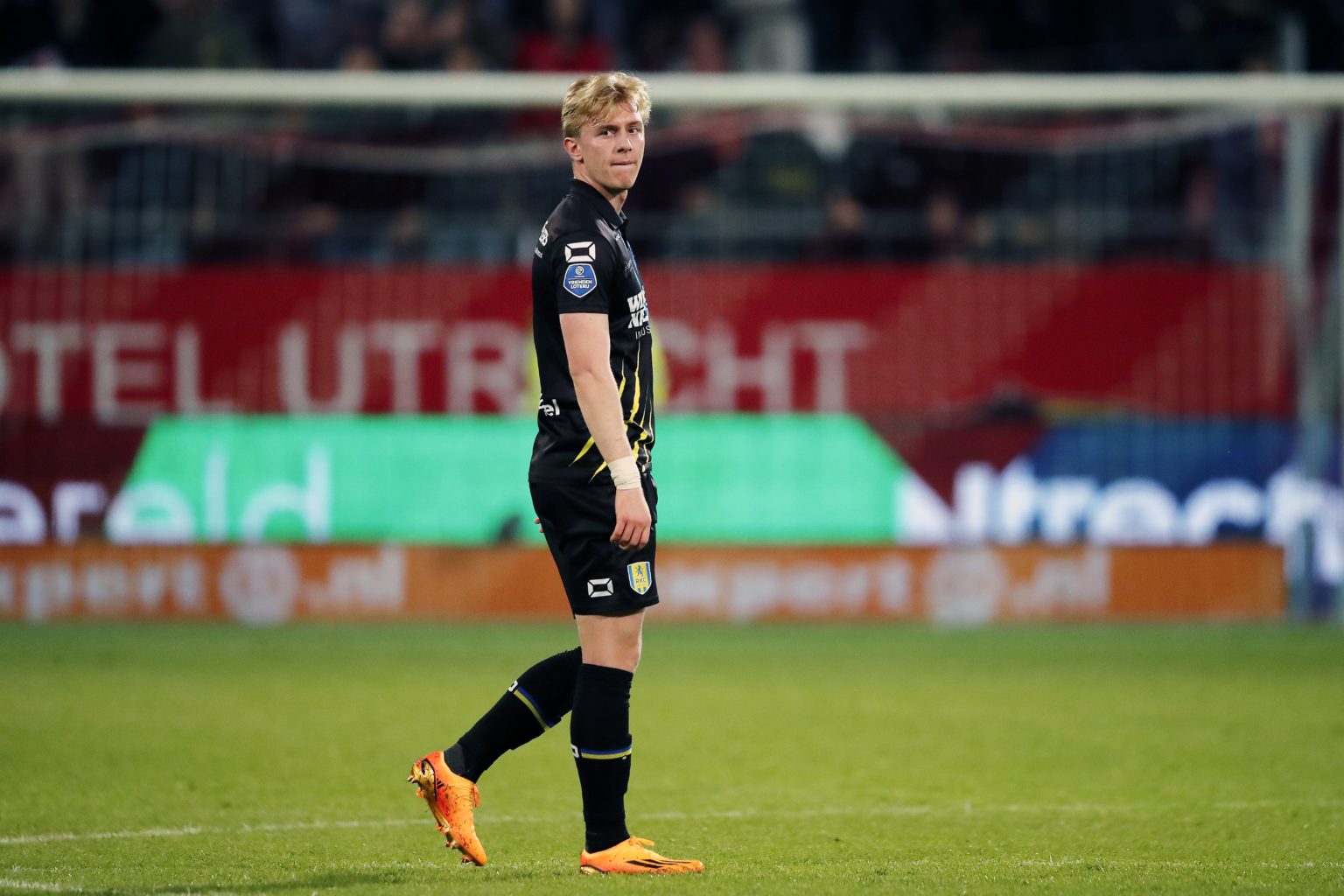 UTRECHT - Mika Biereth of RKC Waalwijk during the Dutch premier league match between FC Utrecht and RKC Waalwijk at stadium Galgenwaard on May 13, ...