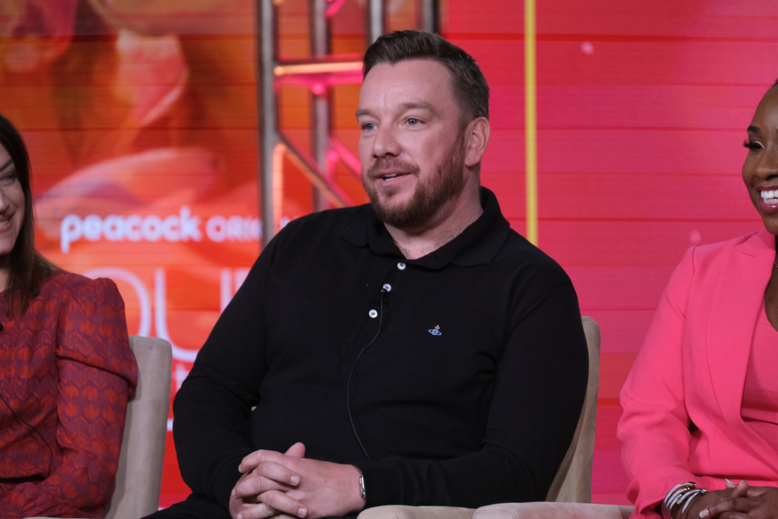 Jamie O'Hara attends the 2024 TCA Winter Press Tour - NBCUniversal at The Langham Huntington, Pasadena on February 14, 2024 in Pasadena, California.