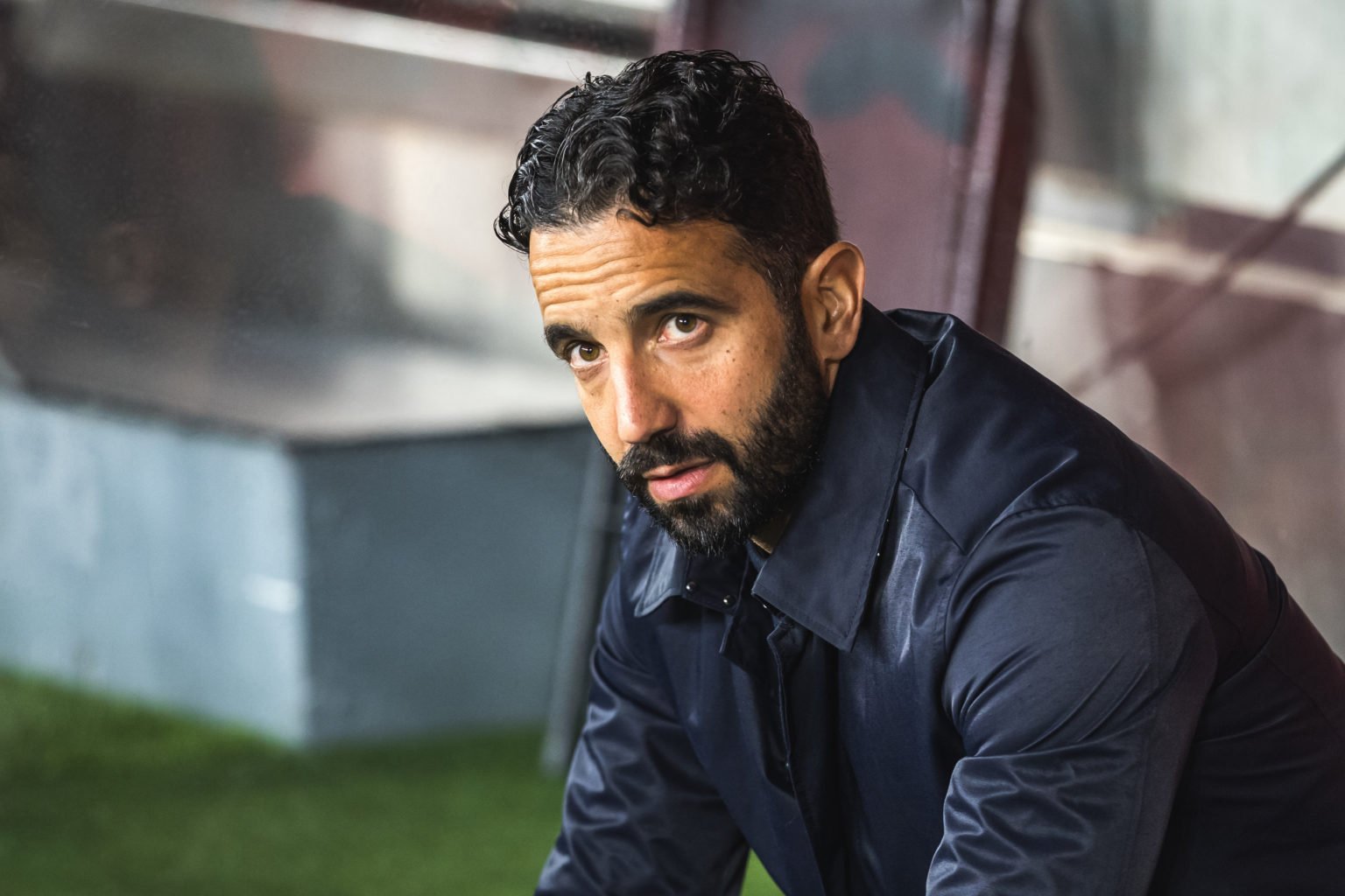 Ruben Amorim, coach of Sporting CP seen during the Portuguese Cup Semi Final 2nd Leg match between SL Benfica and Sporting CP at Estadio da Luz. (F...