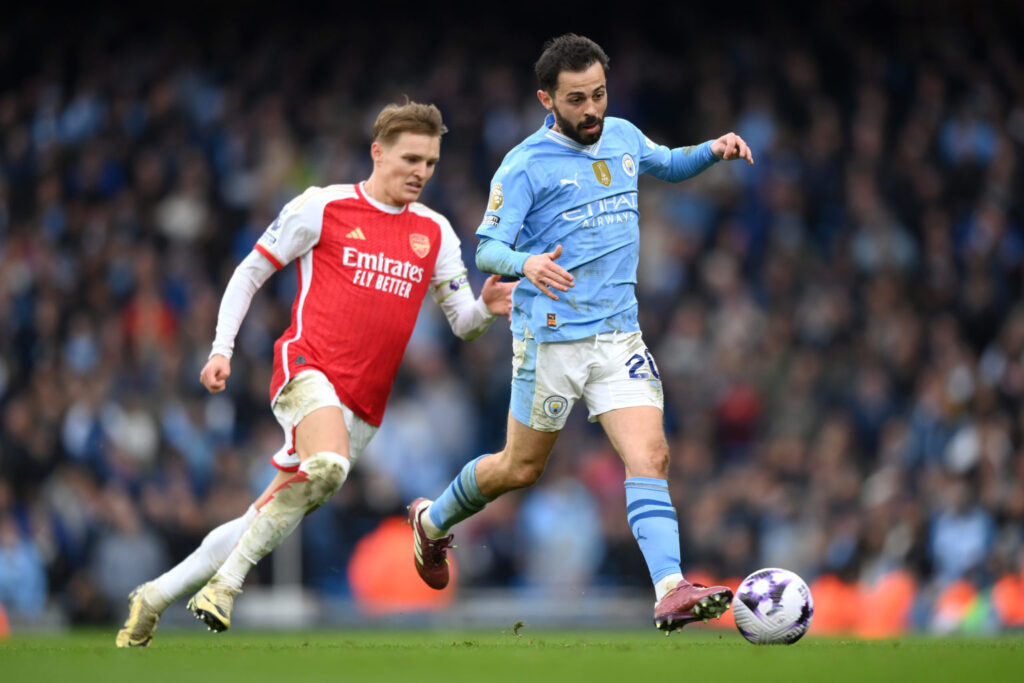 GettyImages 2128596116 1536x1024 1 'If you look at their squad': Bernardo Silva says whether he expects Arsenal to challenge for title next year