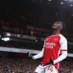 GettyImages 2128599367 1536x1024 1 Takehiro Tomiyasu says he thinks Arsenal player who rarely starts is quicker than Bukayo Saka