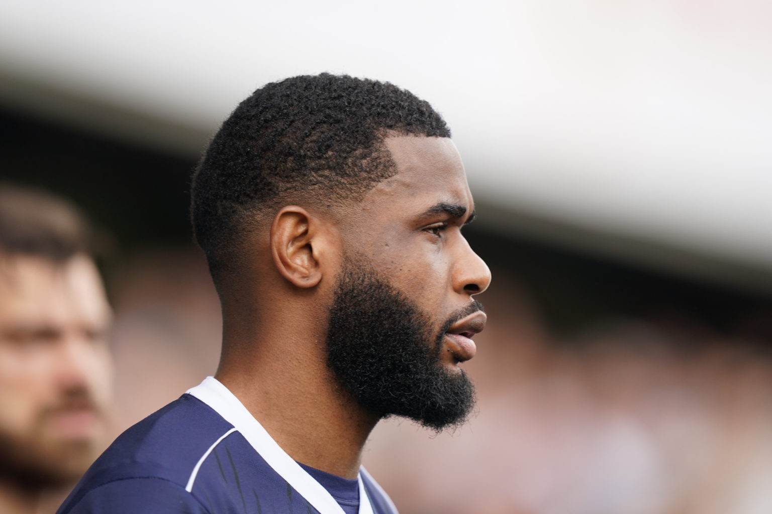 Japhet Tanganga of Millwall prior to the Sky Bet Championship match between Millwall and Cardiff City at The Den on April 13, 2024 in London, England.