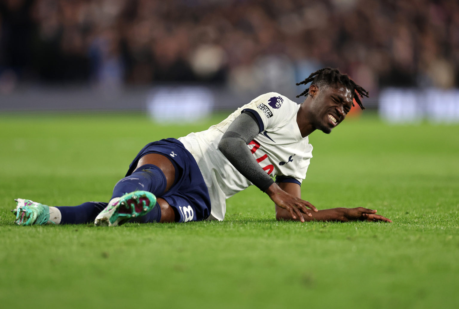 Yves Bissouma of Tottenham Hotspur  during the Premier League match between Chelsea FC and Tottenham Hotspur at Stamford Bridge on May 02, 2024 in ...