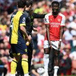 GettyImages 2151400324 scaled 1 TalkSPORT commentator reveals why VAR didn't send Ryan Christie off for tackle on Bukayo Saka today