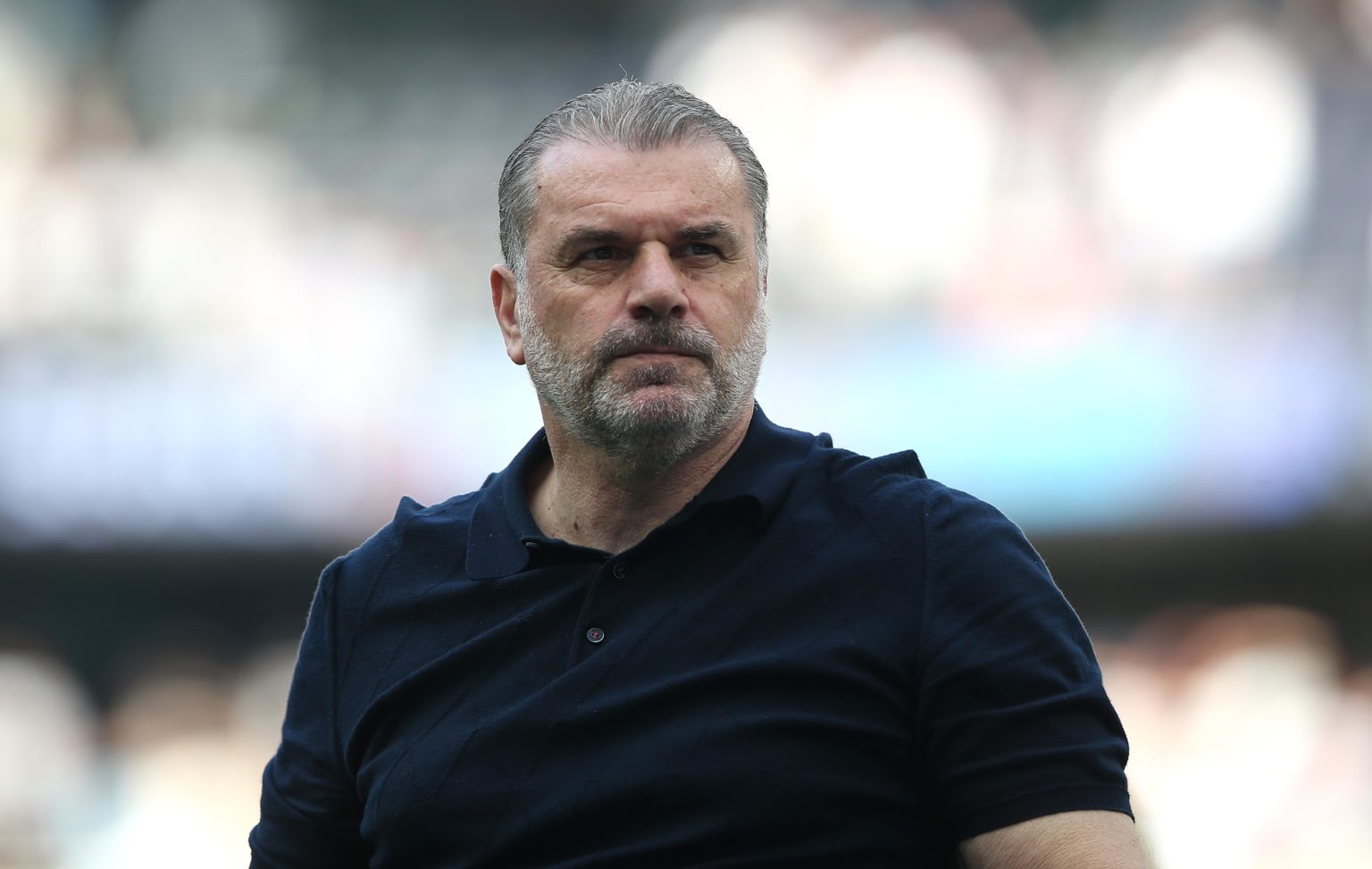 Ange Postecoglou Manager of Tottenham Hotspur during the Premier League match between Tottenham Hotspur and Burnley FC at Tottenham Hotspur Stadium...