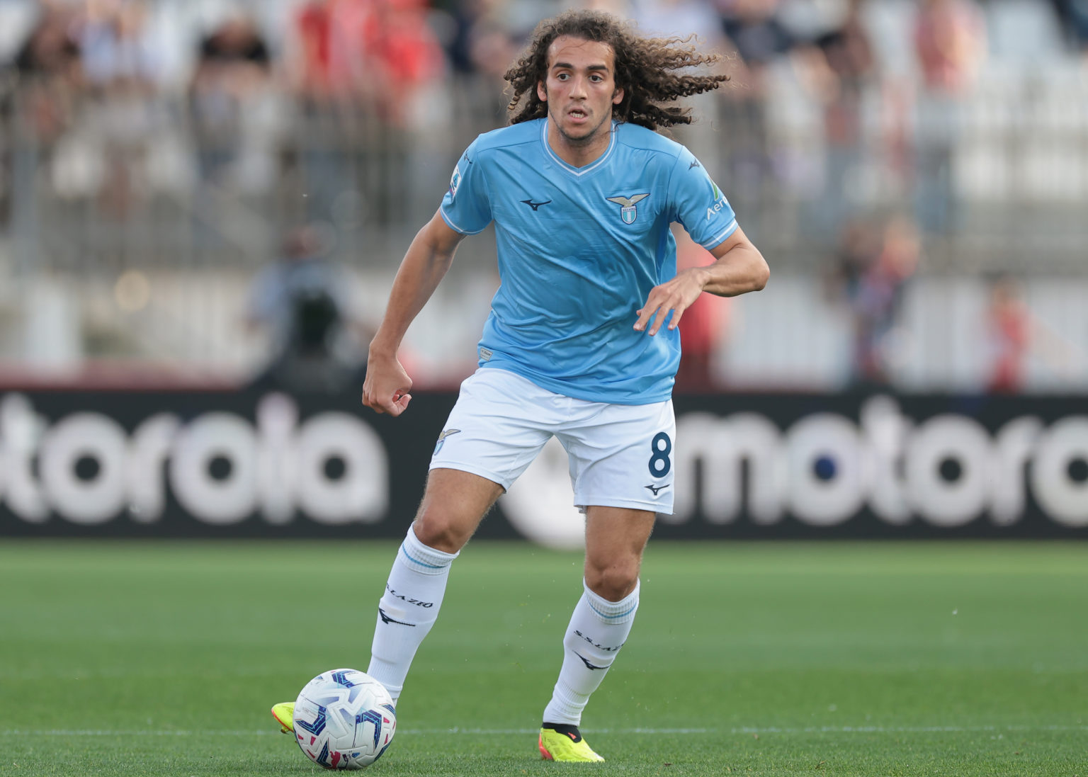 Matteo Guendouzi of SS Lazio during the Serie A TIM match between AC Monza and SS Lazio - Serie A TIM at U-Power Stadium on May 04, 2024 in Monza, ...