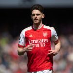 GettyImages 2152348055 1536x1103 1 'This is an interesting one': Darren Bent shares whether Declan Rice would get into Arsenal's Invincibles team