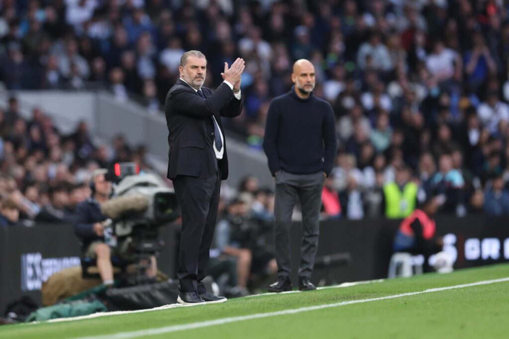 GettyImages 2152413188 1536x1024 1 'This is so weird': Journalist stunned by what Tottenham fans did in the third minute v Man City last night