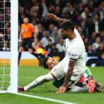 GettyImages 2152424052 2 'Reckless': What the VAR said to the referee after Cristian Romero's challenge on Ederson during Tottenham vs Man City