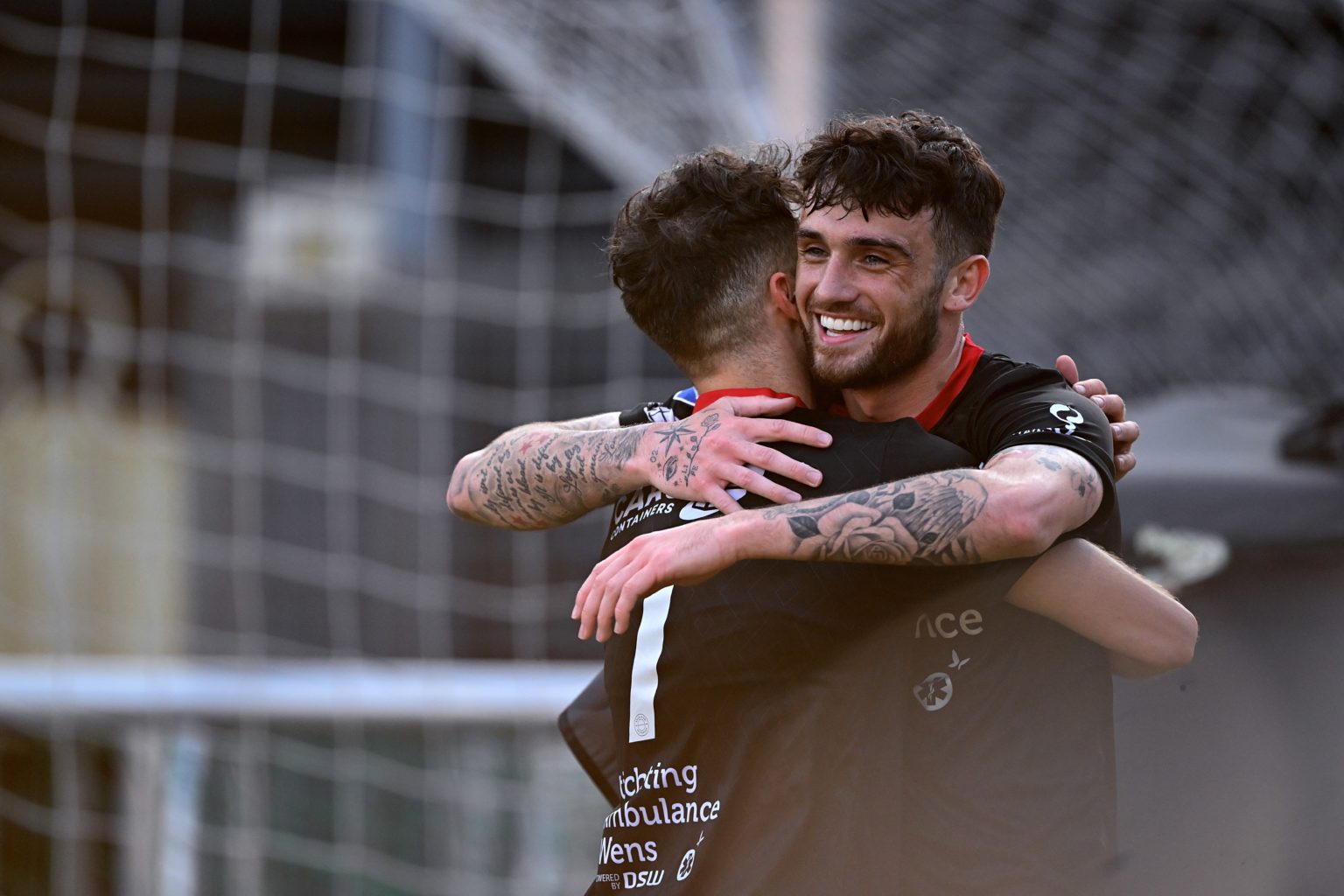 ROTTERDAM - Troy Parrott of sbv Excelsior celebrates a goal during the play-offs promotion/relegation match between sbv Excelsior Rotterdam and ADO...