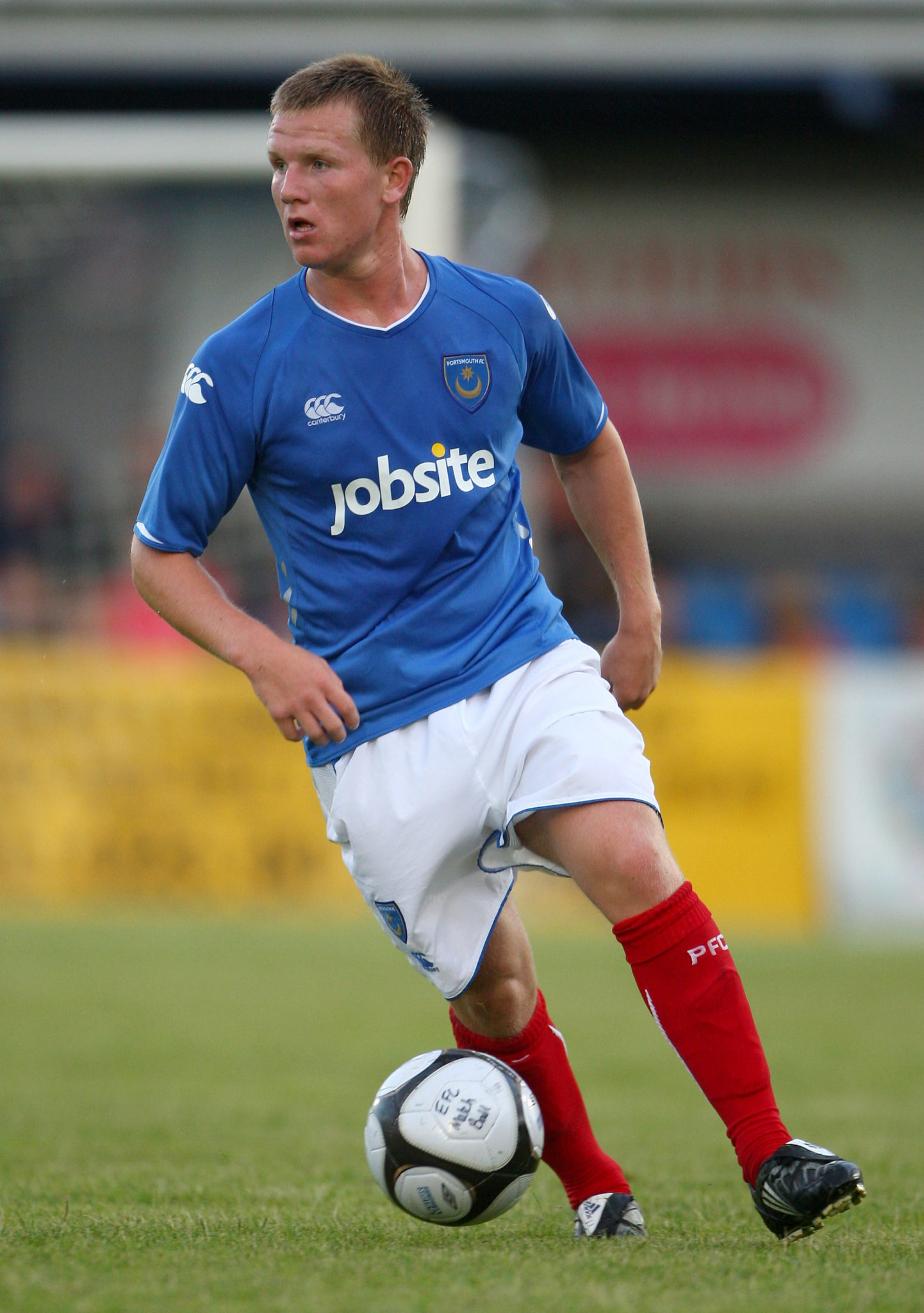 Matt Ritchie of Portsmouth during a pre Season Friendly between Eastleigh and Portsmouth at the Silverlake Stadium on July 27, 2009 in Eastleigh, H...