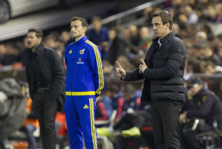 neville epa27032020 768x518 1 Gary Neville slams Luis Enrique over Valencia v Barcelona snub