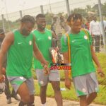 L R Terem Moffi Victor Boniface and Samuel Chukwueze 20240602 181141 0000 transcpr 2026 WCQ: Super Eagles Will Give 100% Against Bafana Bafana –Boniface