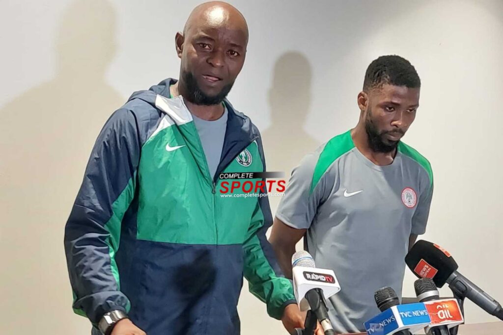 Nigeria coach Finidi George 20240606 231134 0000 transcpr 2026 WCQ: Nigerians Are Passionate About Victory, We’re Condemned To Beat South Africa –Finidi