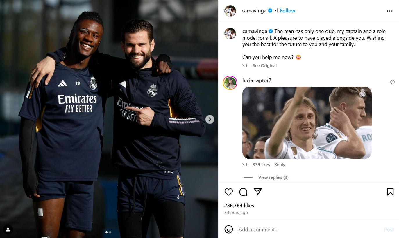 Pasted into 21 year old Real Madrid star publicly asks for Nacho Fernandezs soon to be vacated jersey number 21-year-old Real Madrid star publicly asks for Nacho Fernandez’s soon-to-be-vacated jersey number