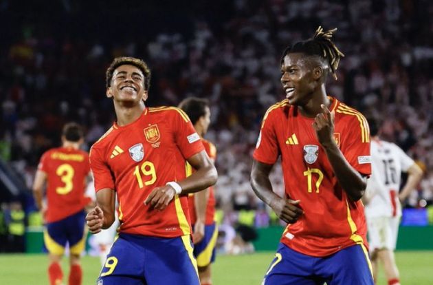 Lamine Yamal Nico Williams 630x414 3 Nico Williams sets World Cup mission for Spain after Euro 2024 win