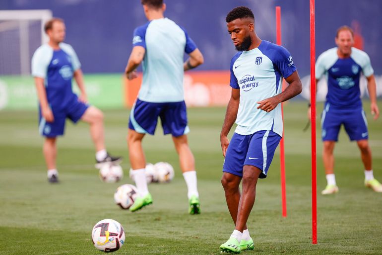 Thomas Lemar 770x513 1 Atletico Madrid star returns to training after 10 month injury absence