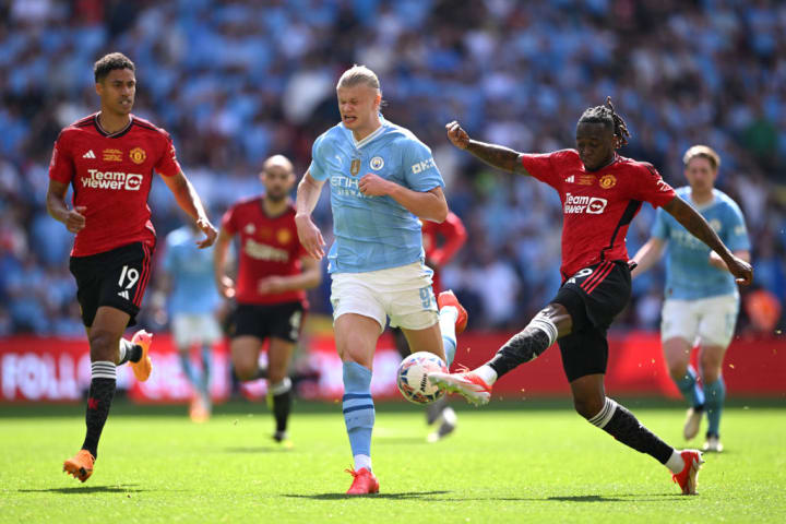 Erling Haaland, Aaron Wan-Bissaka